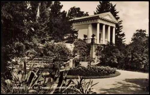 Wörlitz-Oranienbaum-Wörlitz Wörlitzer Park bei Dessau Floratempel 1961