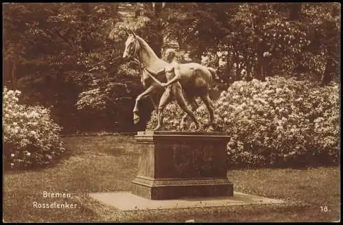 Ansichtskarte Bremen Rosselenker (Denkmal) 1910