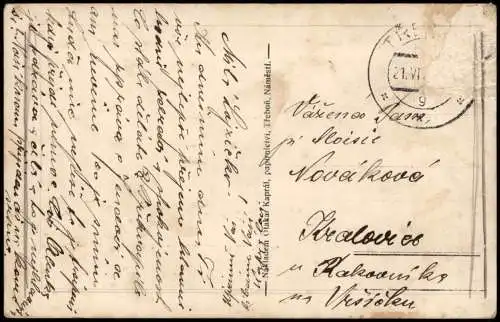 Postcard Třeboň OPATOVICKÝ RYBNÍK 1938