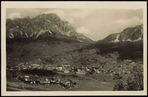 Cartoline Cortina d´Ampezzo Cortina d'Ampezzo Berg-Panorama 1930