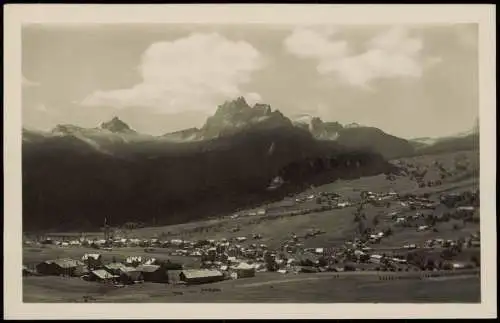 Cartoline Cortina d´Ampezzo Panorama-Blick zu den Bergen 1930