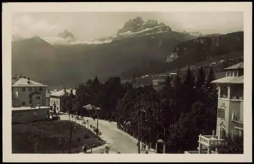 Cartoline Cortina d´Ampezzo Panorama Corso Vitt. Em. III 1930