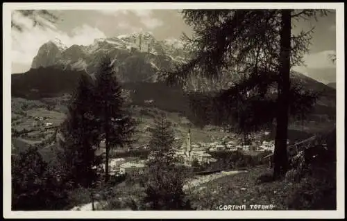 Cartoline Cortina d´Ampezzo Panorama CORTINA TOFANA 1930