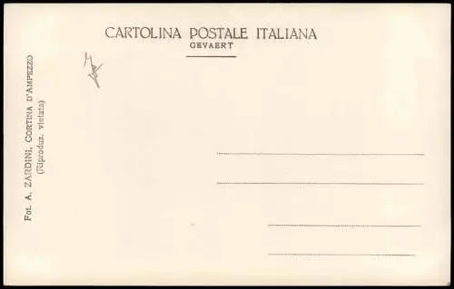 Cartoline Cortina d´Ampezzo Panorama CORTINA TOFANA 1930