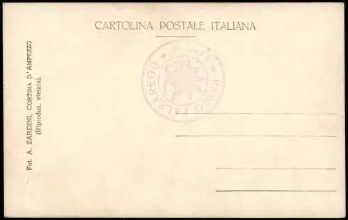 Cortina d´Ampezzo Umland-Ansicht STRADA DOLOMITI CORTINA PASSO FALZARECO 1930