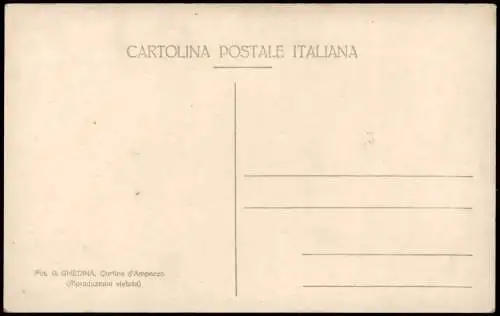 Cartoline Cortina d´Ampezzo Panorama CORTINA CRODA DA LAGO NUVOLAU 1920