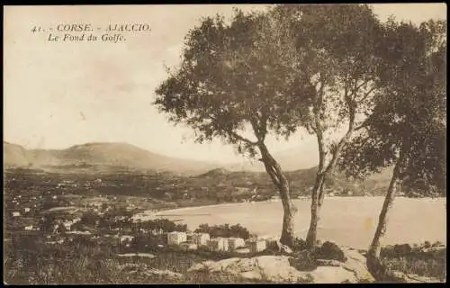 CPA Ajaccio Panorama-Ansicht Le Fond du Golfe 1910