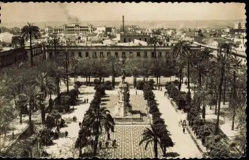 Postales Sevilla Plaza Nueva (Vogelschau-Perspektive) 1958