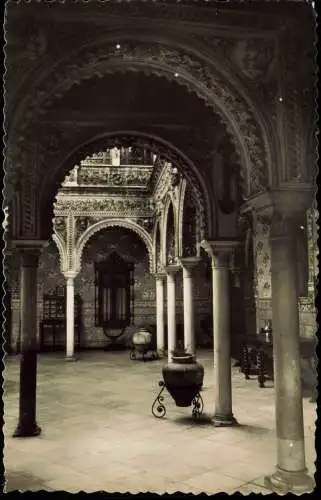 Postales Sevilla Patio andaluz 1958