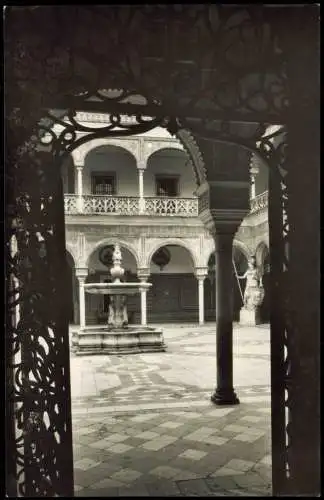 Postales Sevilla Patio de la casa de Pilatos 1960