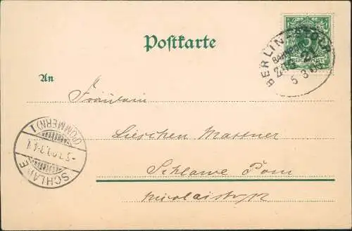 Ansichtskarte  Künstlerkarte Wagner Oper Götterdämmerung 1900