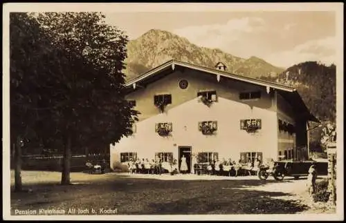 Ansichtskarte Kochel am See Alt Joch Pension Kleinhaus 1938