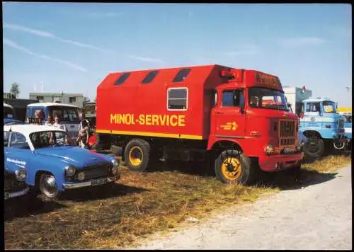 Gelenau (Erzgebirge) Auto IFA W 50 mit Werkstattkoffer zum Bulldogtreffen 2004