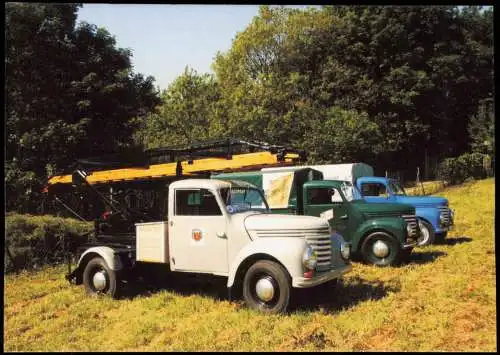 Ansichtskarte Frankenberg (Sachsen) Barkas V 901/2 Drehleiterfahrzeug 2004