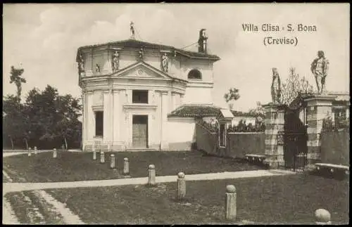 Cartoline Treviso Villa Elisa S. Bona 1917  Italien Italia