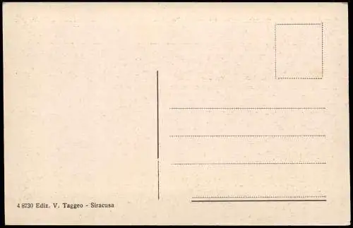 Cartoline Syrakus (Syracusa) Siracusa (Sarausa) Tempio di Minerva 1917