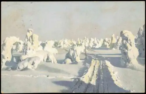 Sankt Joachimsthal Jáchymov Hörnerschliffenbahn am Keilberg. 1915  gel. 1939