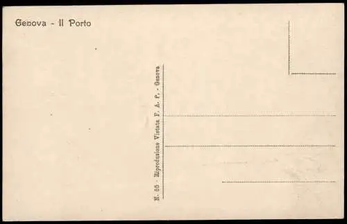 Cartoline Genua Genova (Zena) Il Porto Hafen Dampfer Steamer 1929