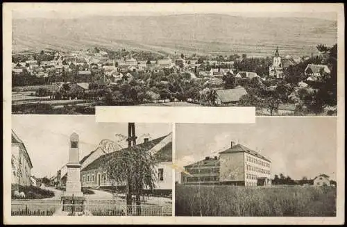 Knienitz b. Boskowitz Knínice u Boskovic 3 Bild Stadtansichten 1945