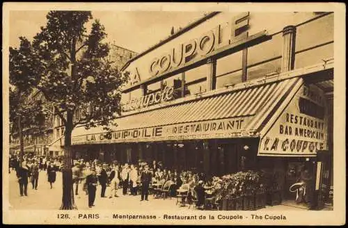 CPA Paris Montparnasse - Restaurant de la Coupole 1928