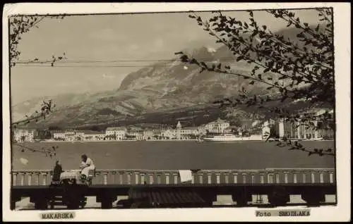 Postcard Macharscha Makarska Blick auf die Stadt 1941  Kroatien Croatia