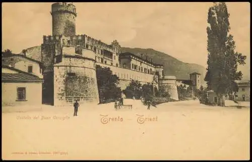 Cartoline Trient Trento Burg, Castello del Buon Consiglio 1900