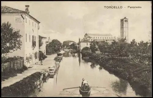 Cartoline Torcello (Insel) Ortsansicht TORCELLO Panorama 1910