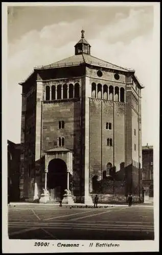 Cartoline Cremona Ortsansicht, Il Battistero 1930