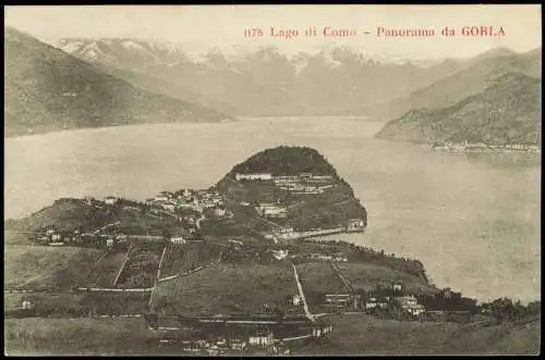 Cartoline Como Panorama da GORLA 1900