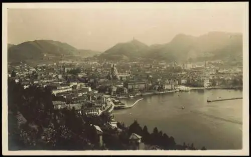 Cartoline Como Panorama-Ansicht Totalansicht Vogelschau-Perspektive 1931