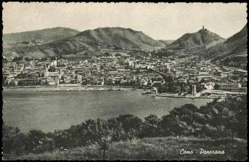 Cartoline Como Panorama-Ansicht 1957