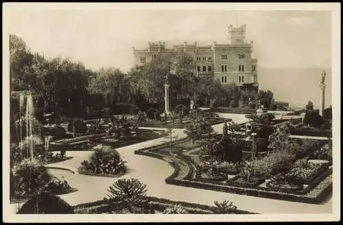 Triest Trieste Schloss Miramar (Castello di Miramare) Parco 1920