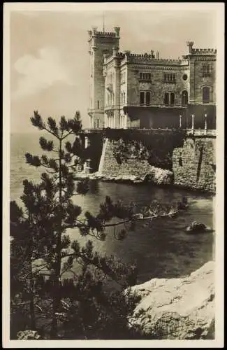 Cartoline Triest Trieste Schloss Miramar (Castello di Miramare) 1920