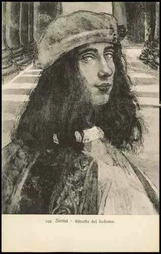 Siena Ritratto del Sodoma (Künstlerkarte Personen Porträt) 1910