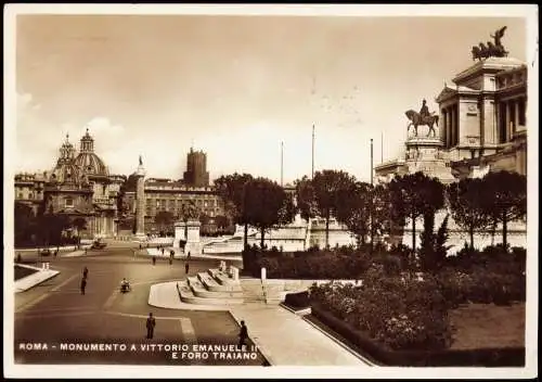 Cartoline Rom Roma Monumento a Vittorio Emanuele 1939