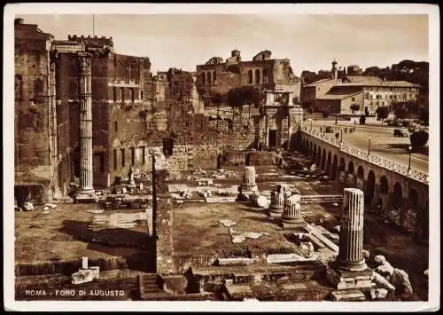 Cartoline Rom Roma Foro di Augusto - Fotokarte 1937  Italia Italien