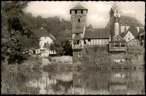 Ansichtskarte Dausenau Lahn, Kirche 1954