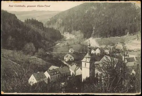 Bad Gottleuba-Bad Gottleuba-Berggießhübel Panorama-Ansicht 1930