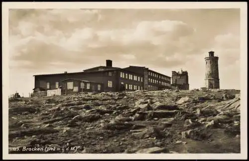 Ansichtskarte Ilsenburg (Harz) Brocken 1930