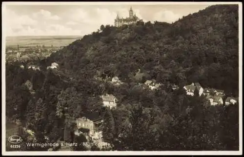 Ansichtskarte Wernigerode Mühlental 1931