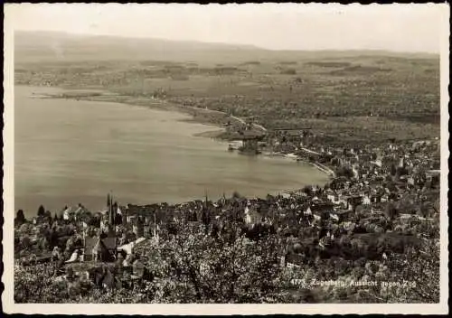 Ansichtskarte Zug Zoug | Zugo Blick über die Stadt 1949