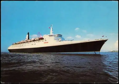 Ansichtskarte  Schiff Schifffahrt R.M.S. Queen Elizabeth 1981