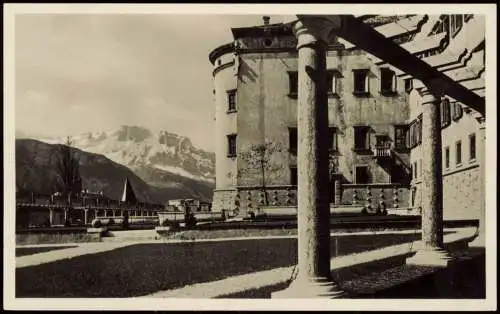 Trient Trento Castello del Buon Consiglio Dettaglio del Giardino 1930