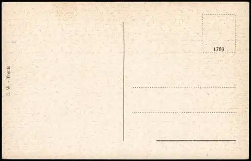 Cartoline Trient Trento Panorama-Ansichten, Totalansicht 1930