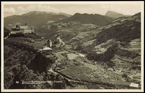 Klausen Südtirol Chiusa Umland  Convento Sabiona presso Chiusa d'Isarco 1940