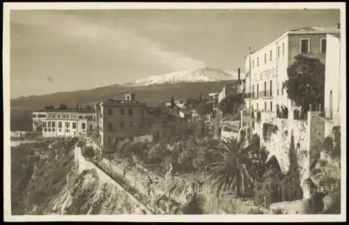 Cartoline Taormina Panorama-Ansicht S. Domenice 1930