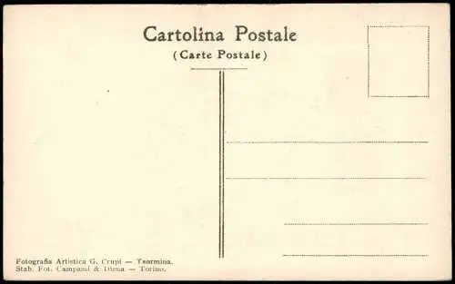 Cartoline Taormina Umland-Ansicht TAORMINA Capo S. Andrea 1910