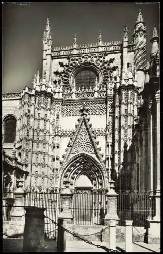 Postales Sevilla Puerta del Principe Catedral (Kathedrale) 1960