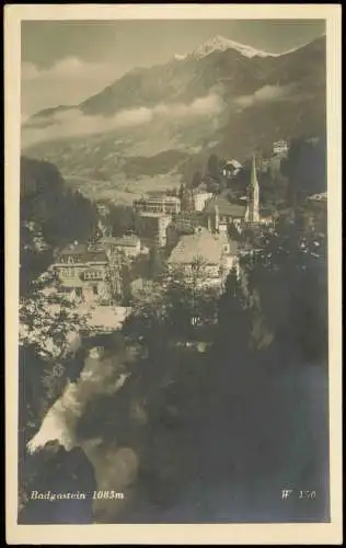 Ansichtskarte Bad Gastein Gasteiner Wasserfall (Waterfall River Falls) 1930