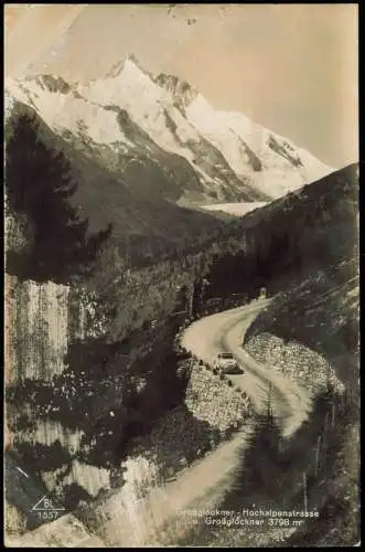 Zell am See Großglockner Hochalpenstrasse Alpen Berg-Panorama 1938